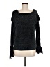LC Lauren Conrad 100% Polyester Blue Black Pullover Sweater Size M - photo 1