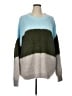 BP. 100% Acrylic Color Block Green Pullover Sweater Size 1X - photo 1