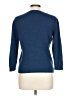 Lamberto Losani 100% Cashmere Blue Cashmere Pullover Sweater Size L - photo 2