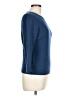Lamberto Losani 100% Cashmere Blue Cashmere Pullover Sweater Size L - photo 4