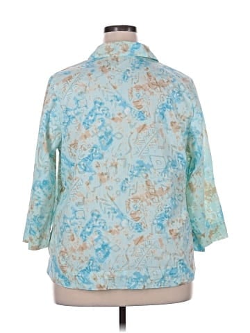 Studio Works 3/4 Sleeve Button-Down Shirt (view 2)