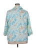 Studio Works Blue 3/4 Sleeve Button-Down Shirt Size 2X - photo 2