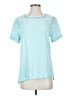 Daniel Rainn 100% Polyester Teal Short Sleeve Top Size S - photo 1