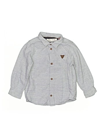 Zara Baby Long Sleeve Button-Down Shirt (view 1)