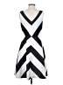 Alexia Admor Chevron-herringbone Gray Casual Dress Size S - photo 2
