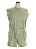 Calia Solid Green Romper Size XL - photo 1
