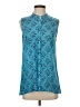 AP.NY Teal Sleeveless Blouse Size XS - photo 1