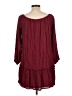 Peppermint 100% Polyester Solid Burgundy Red Casual Dress Size L - photo 2