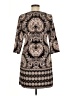 Maggy L Paisley Brown Cocktail Dress Size 6 - photo 2