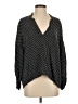 Lou & Grey Polka Dots Black 3/4 Sleeve Blouse Size XS - photo 1