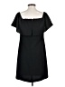 Charles Henry Solid Black Casual Dress Size XS - photo 2