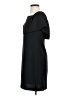 Charles Henry Solid Black Casual Dress Size XS - photo 5
