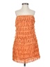 Let Me Be 100% Polyester Orange Cocktail Dress Size XXS - photo 1