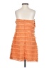 Let Me Be 100% Polyester Orange Cocktail Dress Size XXS - photo 2