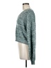 Shein 100% Polyester Tweed Teal Pullover Sweater Size 6 - photo 5