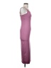 Blanc Solid Purple Casual Dress Size XSEstimated - photo 4
