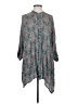 O'Neill 100% Viscose Paisley Teal 3/4 Sleeve Blouse Size XS - photo 1