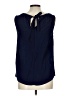 Boden 100% Viscose Blue Sleeveless Blouse Size 10 - photo 2