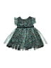 Popatu 100% Polyester Animal Print Teal Dress 12-18 MO / 18 MO - photo 1