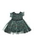 Popatu 100% Polyester Animal Print Teal Dress 12-18 MO / 18 MO - photo 2