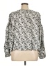 Max Studio 100% Polyester Gray 3/4 Sleeve Blouse Size 1X - photo 2