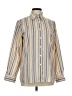 Foxcroft Stripes Yellow Long Sleeve Button-Down Shirt Size 8 - photo 1