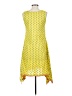 Assorted Brands 100% Rayon Polka Dots Yellow Casual Dress Size S - photo 2