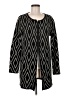 Lola Chevron-herringbone Black Cardigan Size M - photo 1