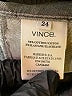 Vince. Chevron-herringbone Gray Jeans Size 24 waist - photo 8