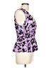 SOFIA Purple Sleeveless Blouse Size L - photo 4