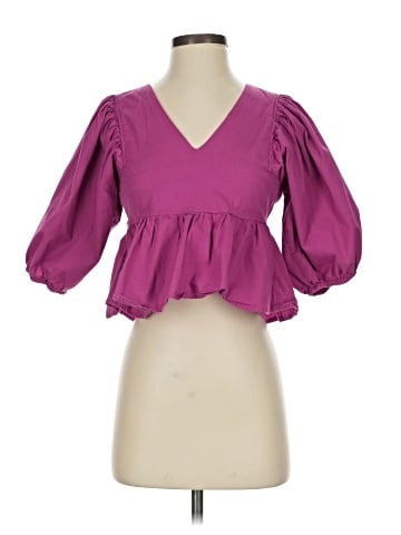 Karlie 3/4 Sleeve Blouse (view 1)