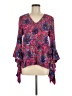 Prabal Gurung Pink 3/4 Sleeve Blouse Size 6 - photo 1