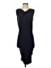 Venus Solid Black Blue Cocktail Dress Size S - photo 1