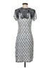 Assorted Brands Paisley Gray Casual Dress Size S - photo 2