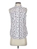 Talbots Outlet Ivory Sleeveless Button-Down Shirt Size S - photo 1