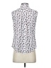Talbots Outlet Ivory Sleeveless Button-Down Shirt Size S - photo 2