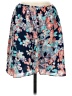 LC Lauren Conrad 100% Polyester Floral Blue Casual Skirt Size XS - photo 1