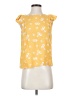 Everly 100% Rayon Yellow Sleeveless Blouse Size S - photo 1