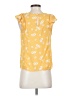 Everly 100% Rayon Yellow Sleeveless Blouse Size S - photo 2