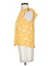 Everly 100% Rayon Yellow Sleeveless Blouse Size S - photo 5