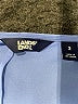 Lands' End 100% Polyester Blue Long Sleeve Blouse Size 2 - photo 7