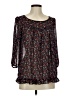 XXI 100% Polyester Black 3/4 Sleeve Blouse Size M - photo 1