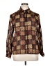 Notations Tweed Brown Long Sleeve Blouse Size 14 - photo 1