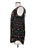 CAbi 100% Polyester Paisley Black Sleeveless Top Size S - photo 5