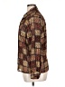 Notations Tweed Brown Long Sleeve Blouse Size 14 - photo 5