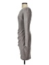 Betsy & Adam Metallic Silver Cocktail Dress Size 2 - photo 5