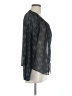 Jennifer Lopez 100% Polyester Black Long Sleeve Blouse Size M - photo 4