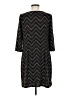 Studio One Chevron-herringbone Black Casual Dress Size 8 - photo 2