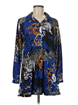 Attitudes By Renee Long Sleeve Button Down Shirt