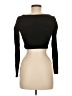 Zara Black Long Sleeve Top Size S - photo 2
